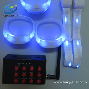 Bracelet LED lumineux en silicone télécommandé par <span class=keywords><strong>radio</strong></span> - Product Image 2
