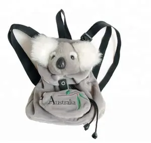 Kinder geschenk niedlichen koreanischen Stil PU Plüsch Bär Koala Rucksack Tasche Spielzeug/benutzer definierte Fabrik direkten Studenten Schulter Koala Schult asche