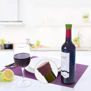 Réutilisables Personnalisés Bière <span class=keywords><strong>Bouteille</strong></span> <span class=keywords><strong>Vin</strong></span> Bouchon <span class=keywords><strong>De</strong></span> Silicone Caps - Product Image 5