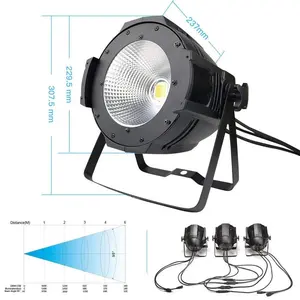 High power 200W Warm Whte/White 2in1 COB LED Par light