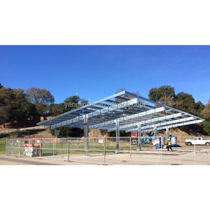 Structure de montage de panneaux solaires de haute qualité, abri de voiture en métal pour <span class=keywords><strong>2</strong></span> <span class=keywords><strong>voitures</strong></span> - Product Image 2