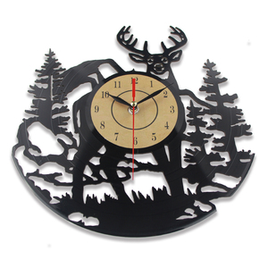 Horloge murale en vinyle sans cadre, horloge d'art <span class=keywords><strong>CD</strong></span> de disque vinyle pour <span class=keywords><strong>la</strong></span> décoration de <span class=keywords><strong>la</strong></span> maison, cadeaux créatifs - Product Image 2