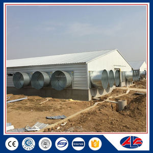 Diseño de la estructura de acero de pollo <span class=keywords><strong>granja</strong></span> avícola arrojar tamaño - Product Image 1