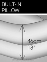 Bestway 67401 Matelas gonflable simple de qualité supérieure Lit pneumatique en PVC pour usage intérieur/extérieur Mobilier de maison contemporain portable