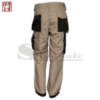 Pantalon de travail Rib Stop de haute qualité pour hommes avec patchs au genou en Corudura vêtements de travail et uniforme