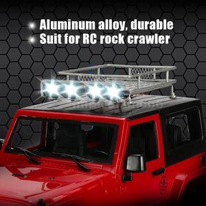 1/10 RC4WD D90 Car RC OFF-ROAD BRUSH bagaglio vassoio bianco Crazy Led Light Bar - Product Image 1