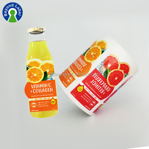 Impreso personalizado impermeable de adhesivo botella de plástico etiqueta de producto más enfermo - Product Image 1