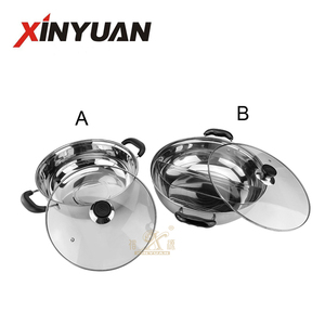 14-16-18cm 3 unids pot set Nuevo producto Servicio de Ollas de acero inoxidable/acero tapa de la olla - Product Image 6