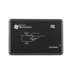 热卖 125 Khz RFID 读卡器 EM4100 USB 智能卡读卡器即插即用 TK4100 EM ID 读取器访问控制