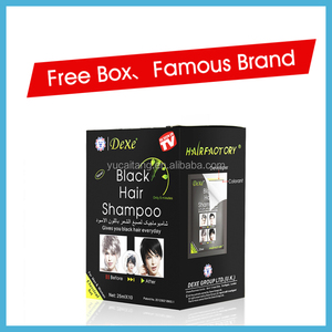 <span class=keywords><strong>Shampoo</strong></span> colorant capillaire noir permanent sans ammoniaque à base d'extraits de plantes chinoises, 25 ml * 10 sachets, emballage longue durée, cosmétique capillaire - Product Image 2