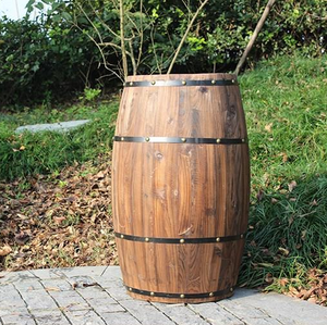 Outdoor celebration Party Venue props Big wooden barrel