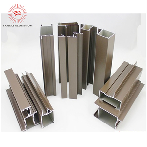 Finestra e telaio della porta 6063 marrone anodizzato estruso di <span class=keywords><strong>alluminio</strong></span> - Product Image 2