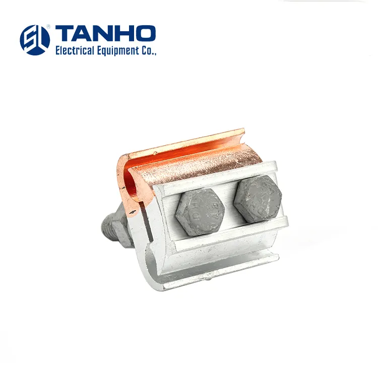 TANHO Good Price JBT JB-TL Copper and aluminum 2 bolts Bimetallic PG connector clamp parallel groove clamp