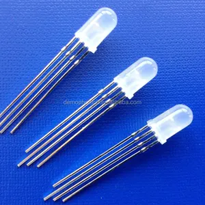 Rgb Led Diode RoHS Certificated Dip F5 LED Common Anode Diffused Through Hole 5mm RGB LED Diode 5mm For LED Signage