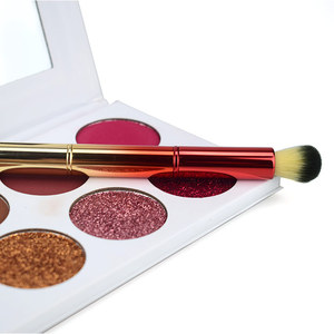 Sombra de ojos con purpurina impermeable de alto pigmento de etiqueta privada OEM con producto de sombra de ojos de espejo - Product Image 6