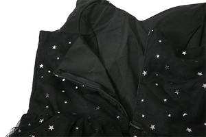 Di alta qualità elegante ricamato aderente abito Midi per le donne estate autunno Chiffon maglia pizzo cinturino <span class=keywords><strong>Casual</strong></span> <span class=keywords><strong>da</strong></span> <span class=keywords><strong>sera</strong></span> - Product Image 5