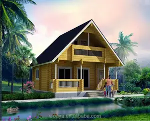 Rumah Kayu Prefabrikasi Kanada Multifungsi untuk Ruang Tamu