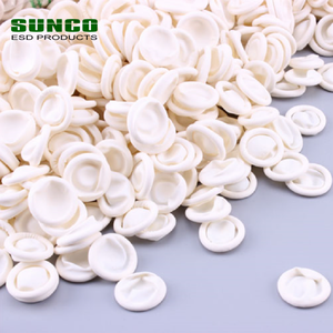 Witte poeder-vrije wegwerp industriële latex vingerbeschermers Comfortabel antistatisch antislip waterdicht Maten S/M/L - Product Image 1
