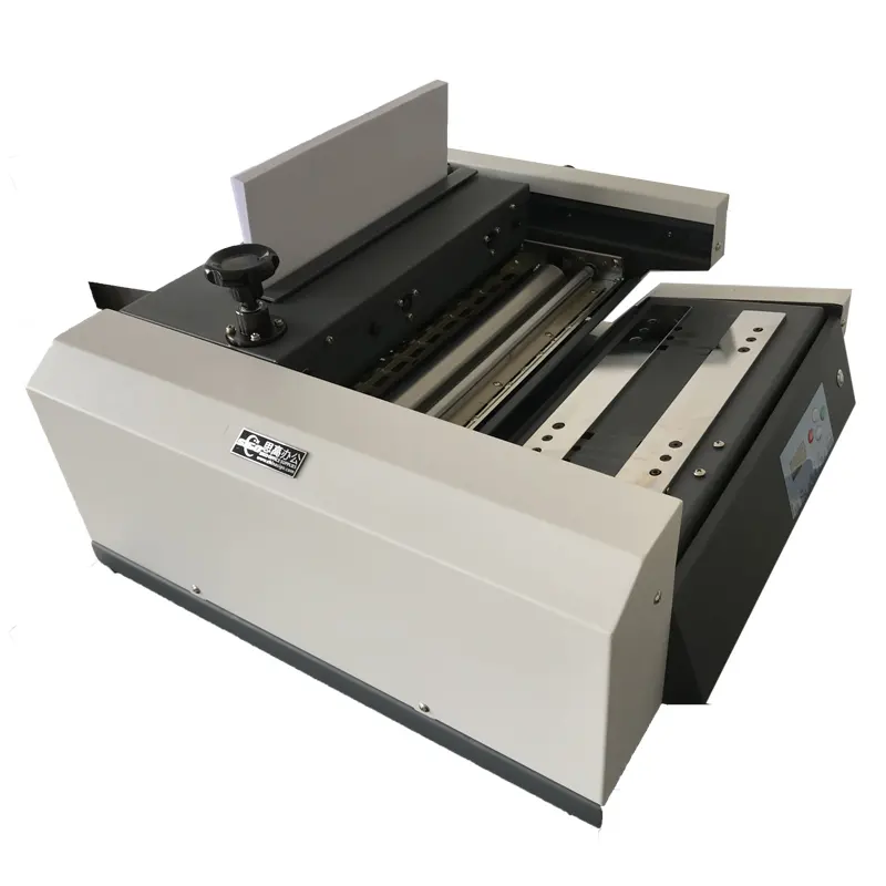 Máquina de encuadernación de pegamento para oficina de escritorio, SG-PB380 de encuadernación perfecta, máquina semiautomática