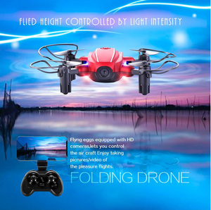 Hottoys tamaño de bolsillo mini teléfono inteligente WiFi y control remoto 2.4g FPV RC drone plegable con cámara - Product Image 4