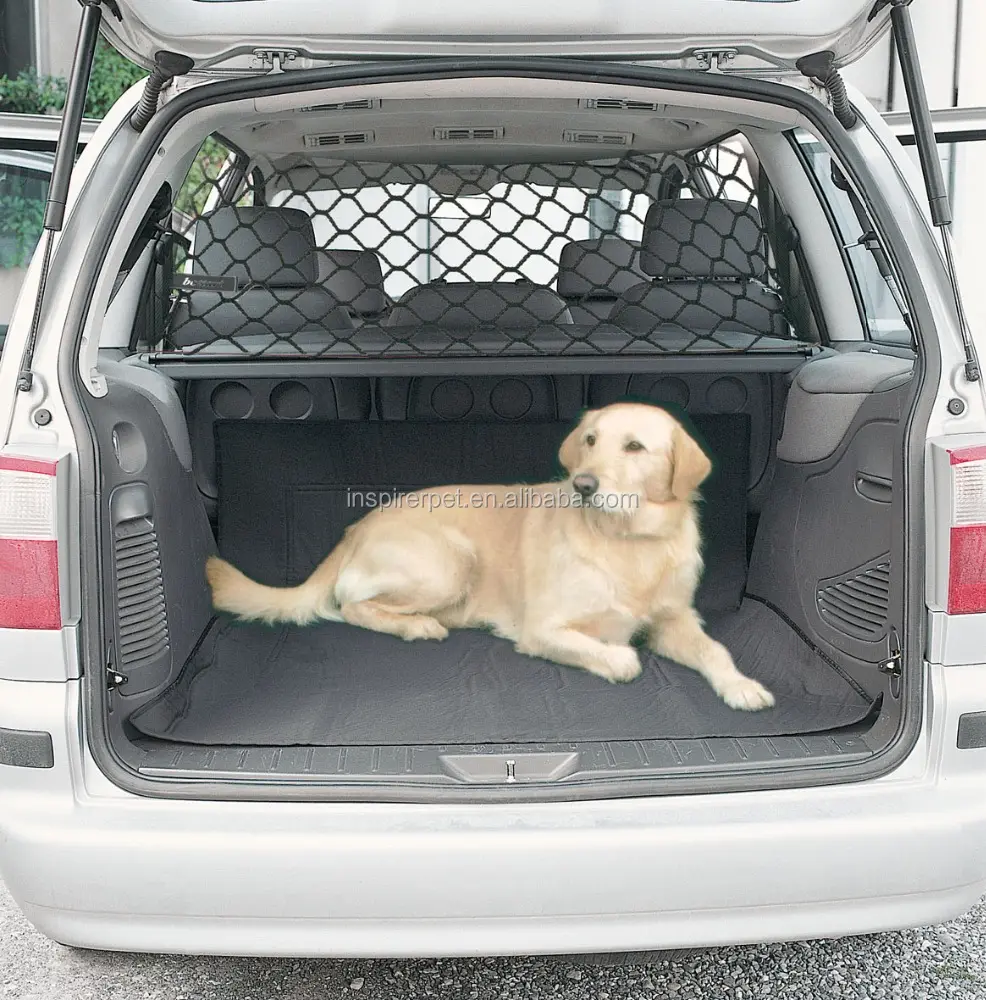 Coche camión SUV red de protección de seguridad de malla de barrera para perro mascota asiento trasero reposacabezas barrera