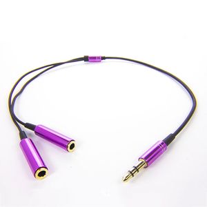 Adaptateur pour écouteurs, câble séparateur audio stéréo 3,5 mm mâle vers <span class=keywords><strong>2</strong></span> femelles Y Jack AUX pour tablette, smartphone, <span class=keywords><strong>MP3</strong></span> - Product Image 4