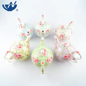 China Factory Direct Flower Pattern Porcelain Tea For One Set Teapot Tea Cup Sets