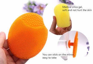 Enfant Bébé Douche De Nettoyage Éponge De Bain Silicone À Laver Brosse De <span class=keywords><strong>Massage</strong></span> - Product Image 5