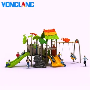YL-L172 Enfants D'âge Préscolaire Jouer Parc Extérieur Équipement de Terrain De Jeu En Plastique Chaise de Jardin Balançoire Aire De Jeux
