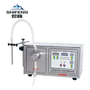 SF-1-1K Guangzhou Honey Bottles Jars Cans Gear Pump Liquid Oil Filling Machine