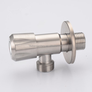 SUS304 acero inoxidable <span class=keywords><strong>sin</strong></span> plomo cuarto de vuelta Válvula angular 1/2 "de entrada y salida - Product Image 2