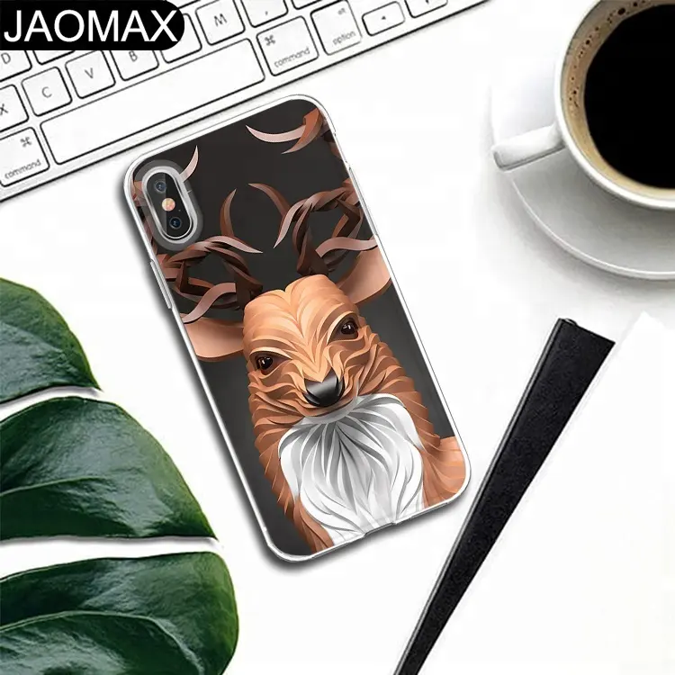 3d Texture Animals Fashion Print Sublimation Products TPU Clear simple Case For iphone X 6S 6 7 8 Plus Phone Cover DIY