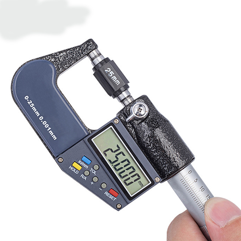 External Diameter Digital Micrometer Electronic Caliper 0-25-50mm Spiral Micrometer