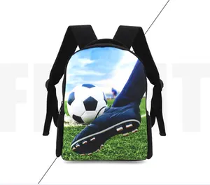 Cheap Kids Cartoon Bags Small Mochilas Children School Backpack with Football Image