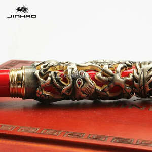 Penna stilografica Jinhao Dragon Phoenix con Set di astucci di lusso collezione <span class=keywords><strong>Vintage</strong></span> con penna firma convertitore di ricarica inchiostro - Product Image 3