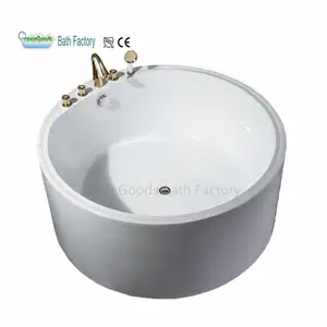 Modern Design Sanitary Ware Man Made Acrylic Deep Soaking Tub For Indoor Bathroom Freestanding Bathtub