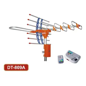 Jarak Jauh Pengendali Amplified VHF UHF HD Rotor Antena Televisi 360 Rotasi