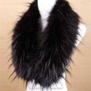 2800G Cổ Áo 2018 Chất Lượng Hàng Đầu Fox Faux Fur 100% Lông Gấu Trúc Giả Sang Trọng St-faux Fur Scarf Tùy Chỉnh Mật Độ Cao Tip-Nhuộm 0.5/Pc - Product Image 2
