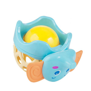 Pas cher 6 PCS Facile Saisir Lion Elephant Ball <span class=keywords><strong>Jouet</strong></span> Ensemble De Bain de Sécurité Souple En Silicone Bébé Hochet avec Anneau De Dentition pour <span class=keywords><strong>3</strong></span> <span class=keywords><strong>Mois</strong></span> Bébé <span class=keywords><strong>Jouet</strong></span> - Product Image 4