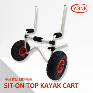 Yonk Deluxe 알루미늄 싯온탑 카약 트롤리 (10 인치 펑크 방지 PU 폼 휠 포함) - Product Image 3