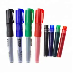 Kunden spezifisch Günstiger Preis Verschiedene Farben 2mm Werbe Mini Dry Erase Magnetic Whiteboard Ink Marker Nachfüllung
