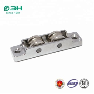 ลูกกลิ้งพลาสติกประตูเลื่อน UPVC ปรับได้พร้อมล้อคู่ - Product Image 4