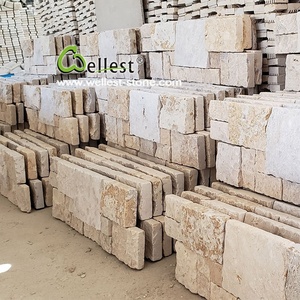 Sụt giảm Màu Be Travertine Đá Xếp Chồng Lên Nhau Cho Tường Bên Ngoài Tấm Ốp - Product Image 4