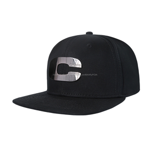 Seis Panel ala plana <span class=keywords><strong>de</strong></span> encargo placa <span class=keywords><strong>de</strong></span> Metal Logo Snap Back diseño <span class=keywords><strong>Rap</strong></span> Cap Snapback sombrero <span class=keywords><strong>gorras</strong></span> - Product Image 1