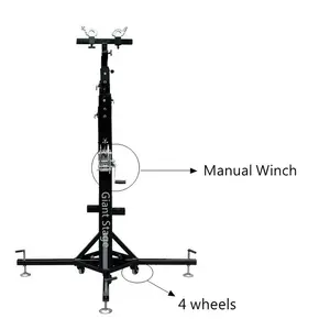 5.3m/ 6M Orador Palco Ao Ar Livre Iluminação Manivela Stand Elevador Elevador Truss Torre