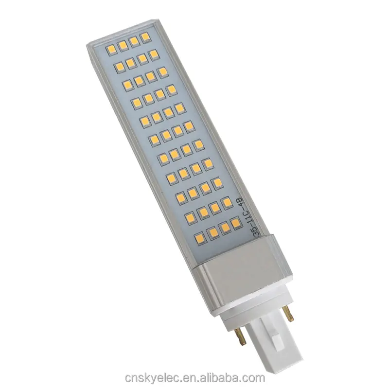 G23 GX23 G23-2 GX23-2 G24D-2 G24D-3 G24Q-1 G24Q-2 G24A-3 GX24D GX24Q E26 E27 B22 360 graden Stralingshoek LED pl 13 w 6400 k lamp