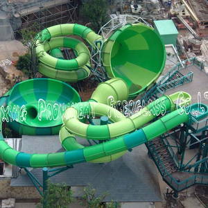 Thương mại ngoài trời sợi thủy tinh trượt nước với thép xây dựng lớn trượt nước - Product Image 1