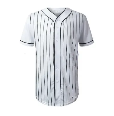 Byval listra personalizado jérsei de basebol poliéster algodão misturado camisas camisas de treinamento de futebol desgaste do esporte por atacado