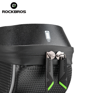 ROCKBROS-Manillar de <span class=keywords><strong>bicicleta</strong></span> de 6,0 pulgadas, soporte <span class=keywords><strong>para</strong></span> teléfono móvil, bolsa de tubo frontal impermeable, función de pantalla táctil, material EVA + PU, bolsa <span class=keywords><strong>para</strong></span> <span class=keywords><strong>bicicleta</strong></span> - Product Image 3