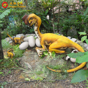 Al por mayor oviraptor con huevos al aire libre silicona <span class=keywords><strong>robot</strong></span> Dinosaurs hecho en China para la venta - Product Image 2